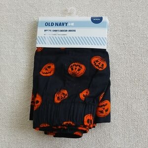 old navy ♡ pumpkin boxer shorts halloween cotton y2k